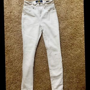 Lucky Brand White OliveSkinny Jeans Size 4/27